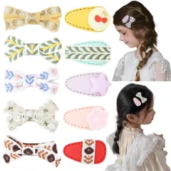 新品 [LYXOTO] ヘアクリップ 赤ちゃん ベビー ヘアピン 女の子ヘアアクセサリー キッズ かわいい 10点 セット 子供 前髪クリップ かみどめ おしゃれ お誕生日 プレゼント