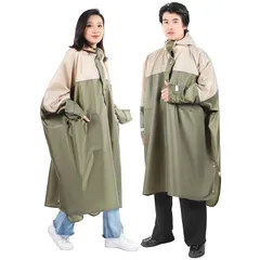 [Fipiifly] レインコート レディース 自転車 レインコート 自転車 リュック対応 カッパ 自転車 かっぱ メンズ 自転車用レインコート レインポンチョ ポンチョ原付用 多機能 軽量 通勤通学 防風防水 男女兼用 収納袋付き