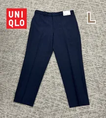 UNIQLO   ユニクロ　メンズ　スマートアンクルパンツ（グレンチェック）Ｌ （商品番号321-448486）