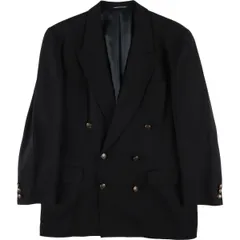 極美品 イヴサンローラン カウレザー テーラードジャケット ブラック 40サイズ 楽天市場】古着 YVES SAINT LAURENT イヴサンローラン 90s