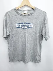 ◇ ⊂ Champion チャンピオン 半袖 Tシャツ カットソー サイズS ライトグレー メンズ E  【1506180004467】
