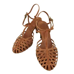 ヴィヴィアンウエストウッド Vivienne Westwood 編み込み レザーサンダル レディース  36 1/2のサムネイル