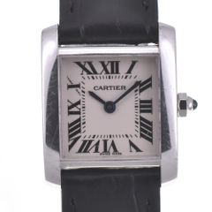 カルティエ CARTIER W50012S3 タンク フランセーズ SM K18WG クォーツ レディース R#141551