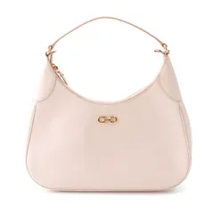 サルヴァトーレフェラガモ ガンチーニ レザー ワンショルダー ショルダーバッグ ハンドバッグ ピンク【中古】