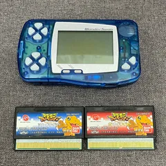 【NPA】wonder swan ワンダースワン SW-001 クリア スケルトン ブルー 青 デジモンソフト2種