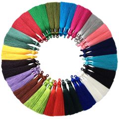 DIY用品 フリンジ 房飾り 手作り素材 イヤリング 20色セット 中国術芸品 手芸 光沢素材のタッセル 40本