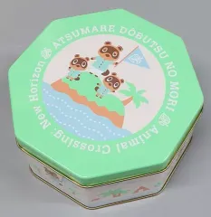 【中古】小物入れ・マルチケース・缶ケース たぬきち＆まめきち＆つぶきち ポルボローネ(缶のみ) 「あつまれ どうぶつの森」 Nintendo TOKYO限定