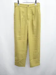 ◇ ⊂ CIAOPANIC TYPY チャオパニックティピー センタープレス スラックス パンツ サイズS マスタード レディース E  【1410230014019】