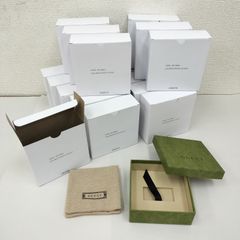 GUCCI グッチ シルバーアクセサリー用化粧箱（中）ポーチ入り18個セット　GS2