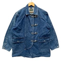 RALPH LAUREN ラルフローレン POLO COUNTRY デニム ファイヤーマンコート USA製 ブルー サイズ M 正規品 / 50392