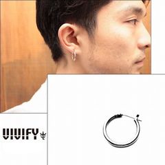 VIVIFY/ビビファイ 両耳フープピアス シルバー ワンオクTakaさん着用