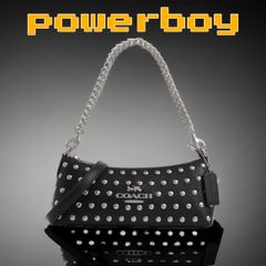 COACH シャーロット ショルダー バッグ ウィズ リベット CM031  新品未使用正規品