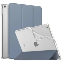 【人気商品】第9世代/第8世代/第7世代 Apple ケース iPad 10.2インチ iPad 2021/2020/2019モデル カバー iPad 半透明 軽量 ケース 薄型 スタンド仕様 9 オートスリープ機能 高級PUレザー MoKo 底面TPU製 ソのサムネイル