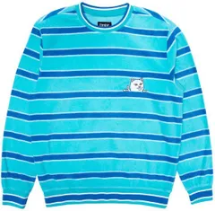 Ripndip Peeking Nermal Polar Fleece Crewneck Blue M トレーナー 送料無料