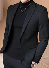 テーラードジャケット メンズスーツ ビジネススリム 秋 秋コーデ シングルボタン スーツ ジャケット おしゃれ かっこいい  男性用 スリム カジュアル ファッション ウェディング 花婿 コート 6XL-M 結婚式 就職 面接