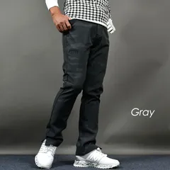 送料無料 アウトレット 廃盤処分品 カモフラグレー/Mサイズ【COMONGOLF/コモンゴルフ】裏起毛フリースボンディング迷彩柄スリット入りストレッチゴルフパンツ(CG-21033)ゴルフウェア メンズ スラックス ロングパンツ ズボン 防寒 冬