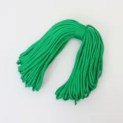 ☆ 199グリーン ☆ パラコード31mX4mm 1本 ss552 パラコード 4mm 7芯 31m 31メートル パラシュートコード キャンプ ロープ アウトドア テント タープ 無地 クラフト ハンドメイド 手作り ストラップ キーホルダー