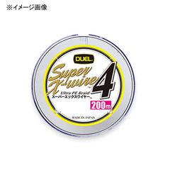 [デュエル(DUEL)] Super X-wire 4(スーパーエックスワイヤー フォー) 200m 5CR 5色イエローマーキング 0.6号/12lb