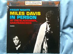 LP MILES DAVIS マイルス・デイビス　ライブ・アット・ブラック・ホークvol.1 【盤 美盤】