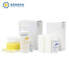 水垢取り（オールカラー対応）とスプレータイプのガラス系コーティング剤のセット
