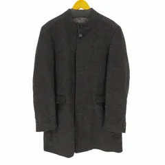 カルバンクライン CALVIN KLEIN ノーカラーロングステンカラーコート メンズ  42R M-Lのサムネイル