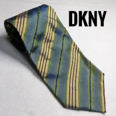 1:ネクタイ　Donna Karan 約9.3㎝ ネイビー、ゴールド B 661 ■のサムネイル