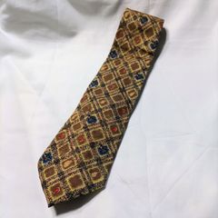 美品 最高級 Brioni ネクタイ シルク100% イタリア製 幾何学模様