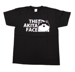 Tシャツ（THE AKITA FACE）🌟秋田限定🌟大人用（L）