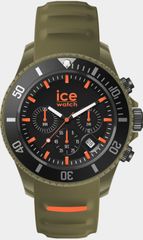 返品保証 アイスウォッチ☆ICE chrono - カーキオレンジ - ミディアム 