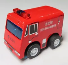 【中古】ミニカー 災害対策車 「緊急出動だ!メタルプルバックカー」