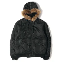 Supreme シュプリーム ジャケット サイズ:M 14AW N-2B フライトジャケット Flight Satin N-2B Parka ブラック 黒 アウター ブルゾン 上着【メンズ】のサムネイル