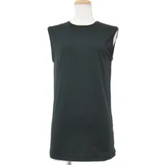 ATON エイトン タンクトップ Tシャツ カットソー トップス ブラック 黒 02 コットン 綿 丈長め きれいめ インナー 春夏 シンプル カジュアル 日本製のサムネイル