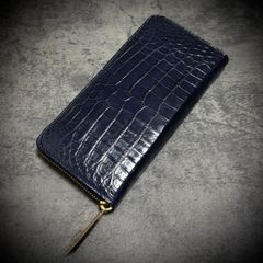 ZOO Leather Products 長財布 エレファントノーズ 藍染 - メルカリ