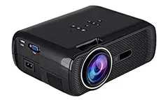 【中古】ポータブルアンドロイドWIFI HD 854 * 480ミニLEDプロジェクターサポートフルHD 1080P HDMI / USB / AV / SD / VGAのホームシアターPCラップトッ