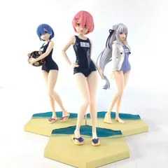 【物流センター】 中古 フィギュア Re:ゼロから始める異世界生活 レム ラム エミリア 3体セット 【720】