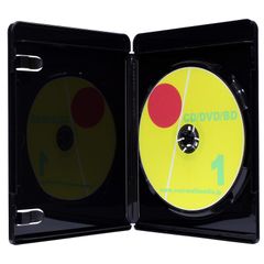 新品 ブルーレイケース 標準サイズ 13mm厚1枚収納blu-rayDiscケースグロスブラック3個/G