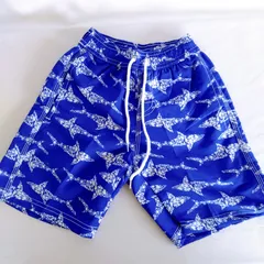 水着 キッズ 海水パンツ 短パン ジュニア 男の子 メッシュインナー  水遊び 海パン　サメ　３－４歳用