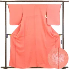 色無地 身丈161cm 裄65cm 前幅24cm 後幅28cm 袖丈53cm 袷仕立 正絹（シルク）ランクA・美品 リサイクル【呉服のきくや】