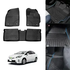 新品 Cartist プリウス 30系 に適用 ZVW30 フロアマット カーマット 車用 3Dフロアマット セカンドマット PRIUS30 前後期 H21.05H27.12 立体構造 防水マット 車種専用設計 滑り防止 耐汚れ TPE素材 カスタムパーツ