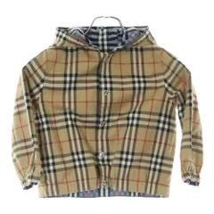BURBERRY (バーバリー) ノヴァチェック コットン フーデッド リバーシブルジャケット ベージュ キッズ 8047917のサムネイル