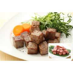 サイコロステーキ 1Kg 牛肉 冷凍 成型肉（牛肉豪州産・牛脂国産）