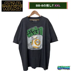 スターウォーズ Tシャツ XXLサイズ ブラック STAR WARS BB-8 ムービーT ムービー ユニセックス ストリート Y2K ディズニー キャラクター 2XL Our Universe オーバーサイズ ビッグシルエット ゆるだぼ 古着 B133