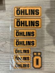 ★アウトレット★新品 MotoGP OHLINS RACING オーリンズ 車体 10 x 20 cm レーシング ステッカー シール デカール シート アクセサリー B