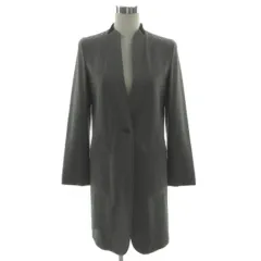 ケーティー キヨコ タカセ  K.T KIYOKO TAKASE ロロピアーナ Loro Piana コート 01-09JW04A イタリア製生地 ノーカラー 切替え 起毛 日本製 カシミヤ混 グレー ブラック 黒 11