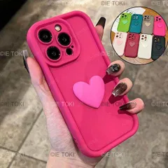 IPhone用ハートシリコンケース iPhone X  XR  7  8  6 plus se 15  14  13  12  11 pro max mini マットカバー 15pro