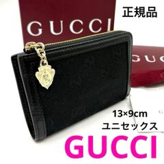 希少 正規品 GUCCI グッチ GGキャンバス レザー 790036 二つ折り