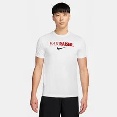 ナイキ 半袖 Tシャツ メンズ NIKE Dri-FIT トレーニング  速乾 ドライ クルーネック プリントT スポーツウェア トップス  nike  運動 ランニング 服 白 メンズウェア ウエア  /FQ3902-100