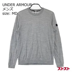 UNDER ARMOUR アンダーアーマー クルーネック長袖ニットセーター グレー系 MD [240101139975]