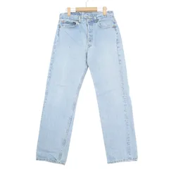90年代 USA製 Levi's リーバイス 501 デニムパンツ ライトブルー (メンズ W32 L30) 中古 古着 A3450