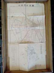 超希少 複製画 J・Wハート『神戸居留地計画図』1870年 アンティーク